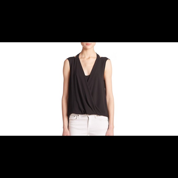 BCBG MaxAzria Nicoleta black top - Picture 1 of 7